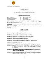COMPTE-RENDU – Séance du 08.04.2024