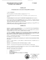 Arrêté instaurant un stop route de Thann